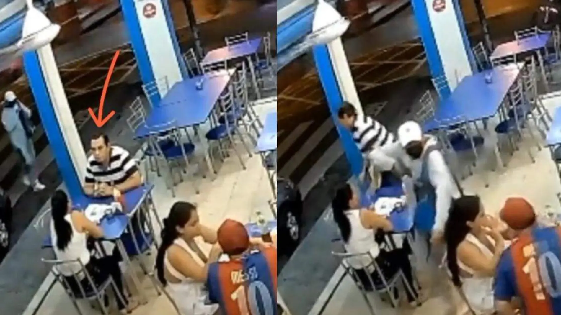 Abandona a su pareja durante asalto